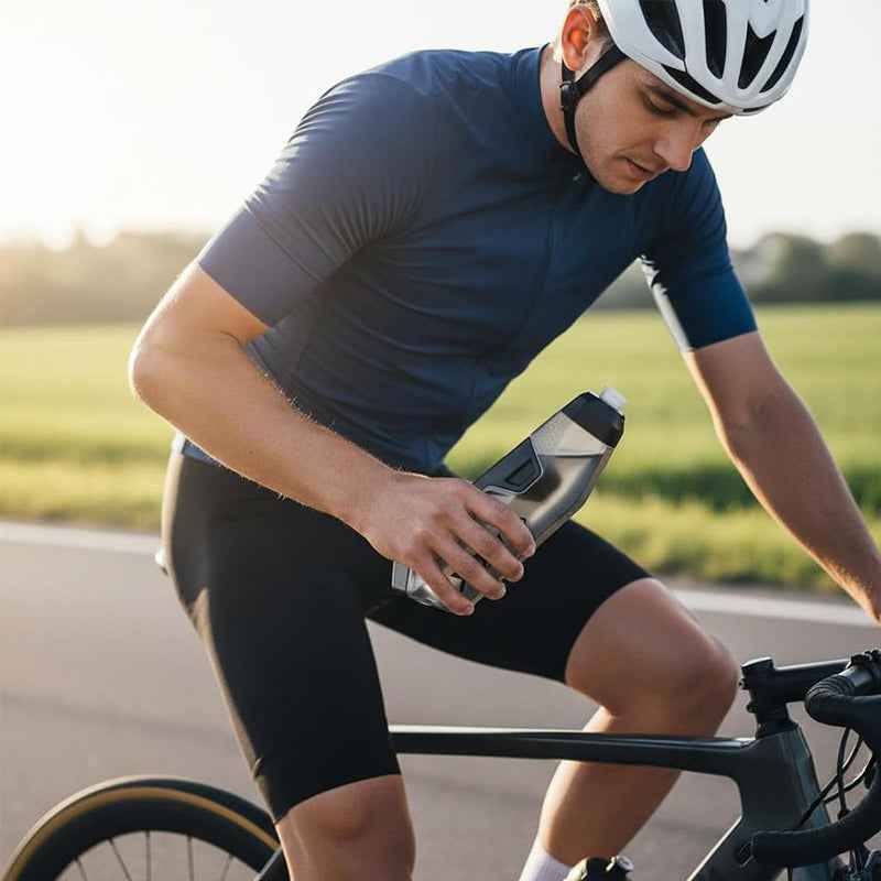 Aero Bike Bottle Cage & 610ml Water Bottle Set.