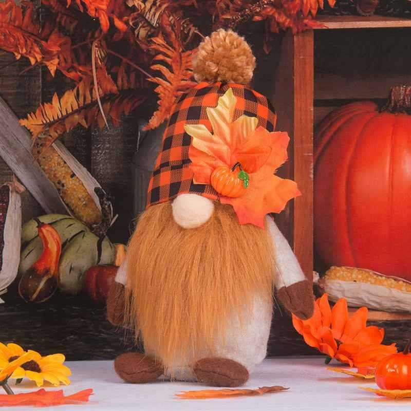 Halloween Harvest Faceless Dwarf Figurine.