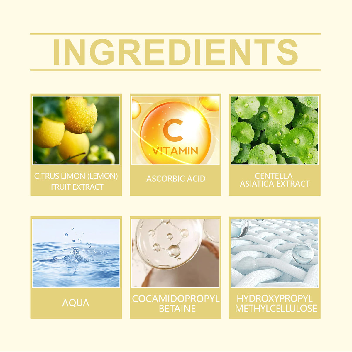 Vitamin C Brightening Facial Cleanser.
