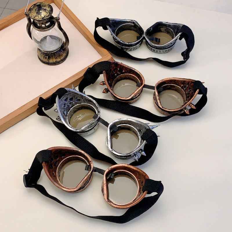 Retro Steampunk Glasses – Halloween Costume & Cosplay Accessory.