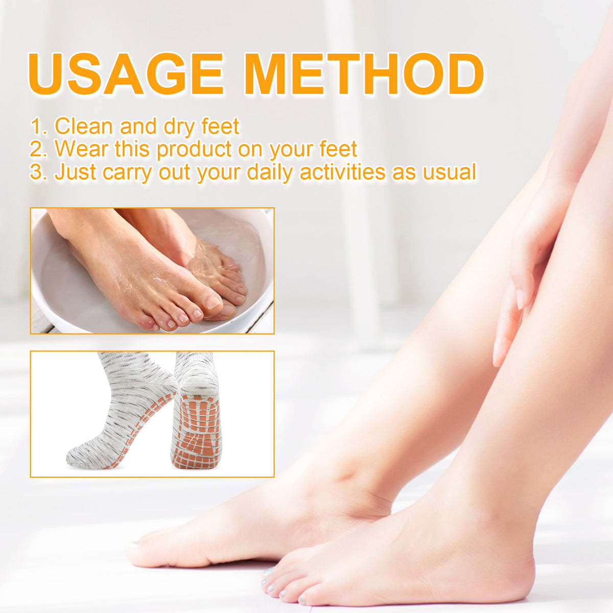 HouKea Far Infrared Ion Warm Therapy Socks – 1 Pair.