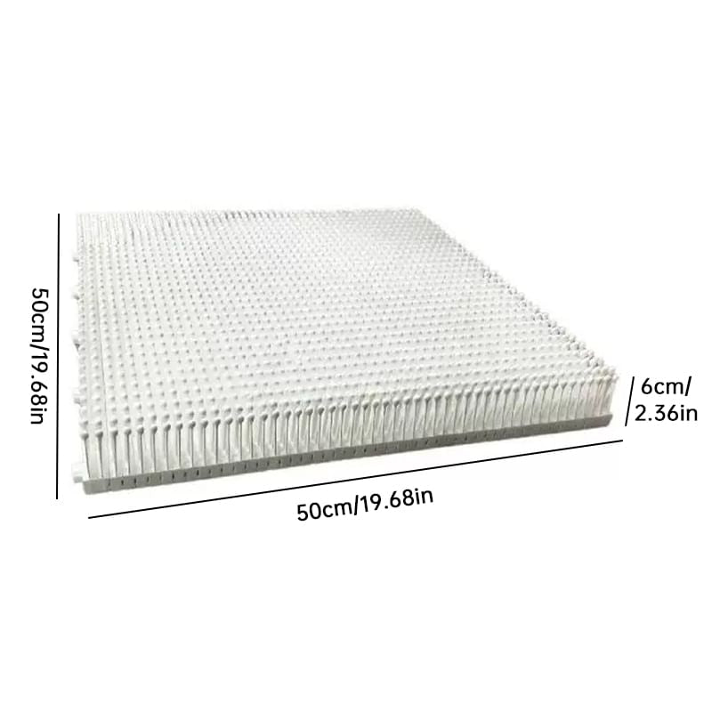 Indoor Ski Carpet White Mushroom Grass Mat + Modular Snowboard & Adult Unisex Skateboard Kit Combo Set.