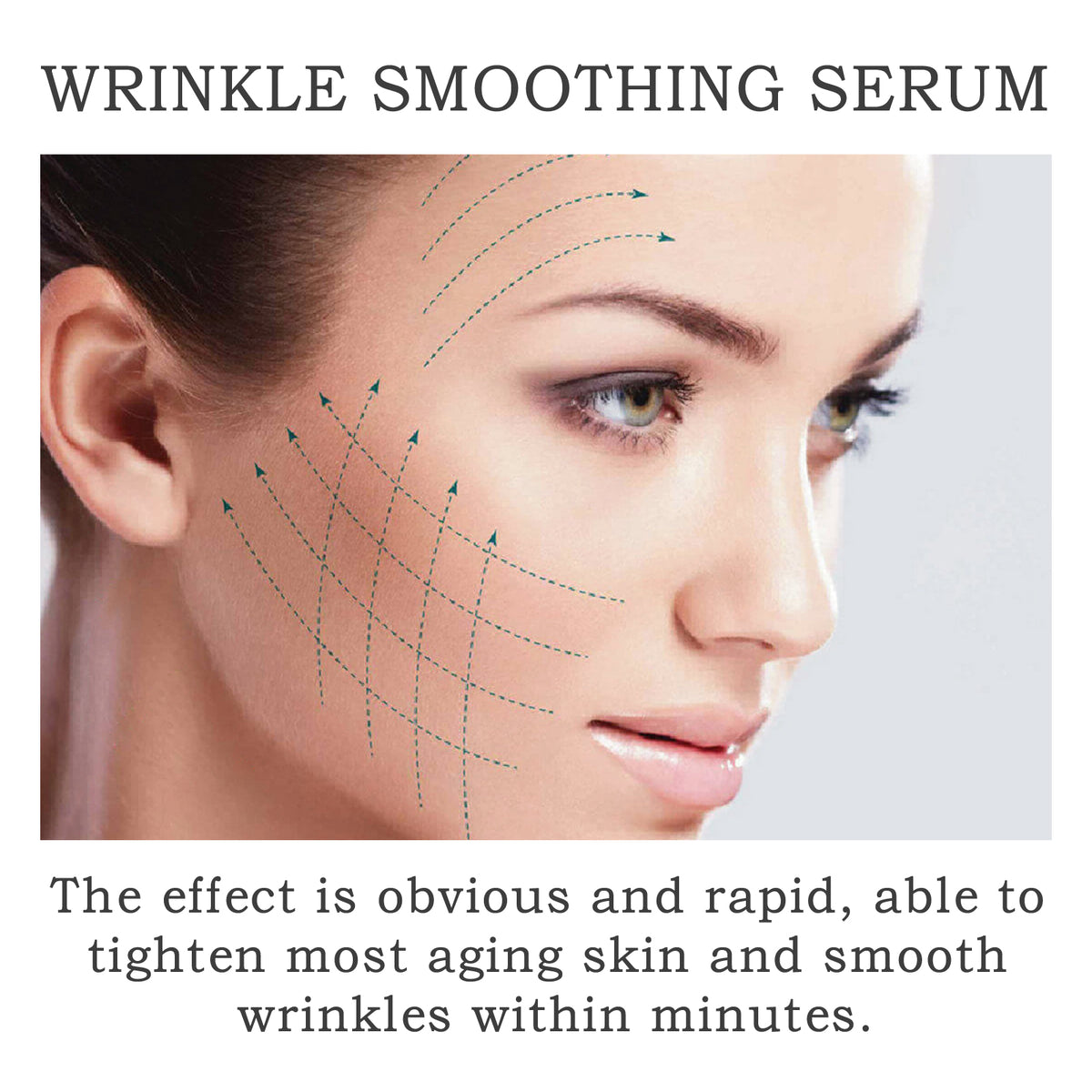 OUHOE Anti-Wrinkle Serum, Firming Facial Skin, Lightening Fine Lines, Lifting Hair Lines, Brightening Skin Essence.