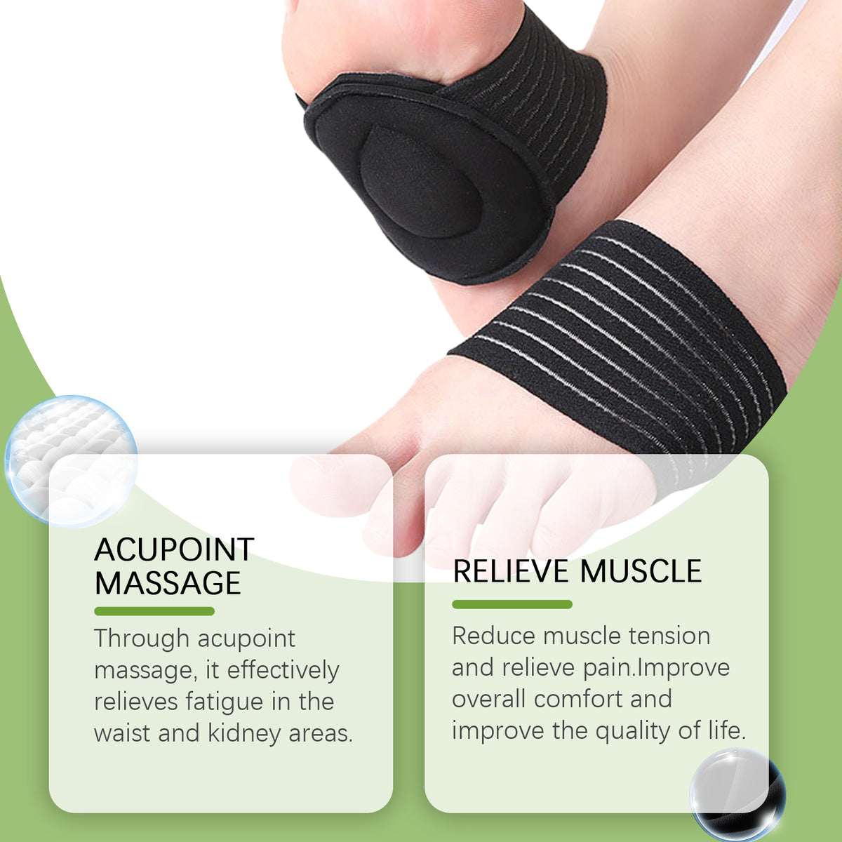 HouKea Kidney Care Acupressure Foot Pads.