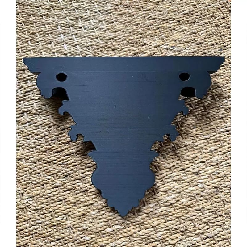Gothic 3D Carved Floating Wall Shelf.
