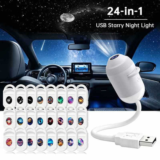5D Galaxy & Ocean LED Night Light Projector.
