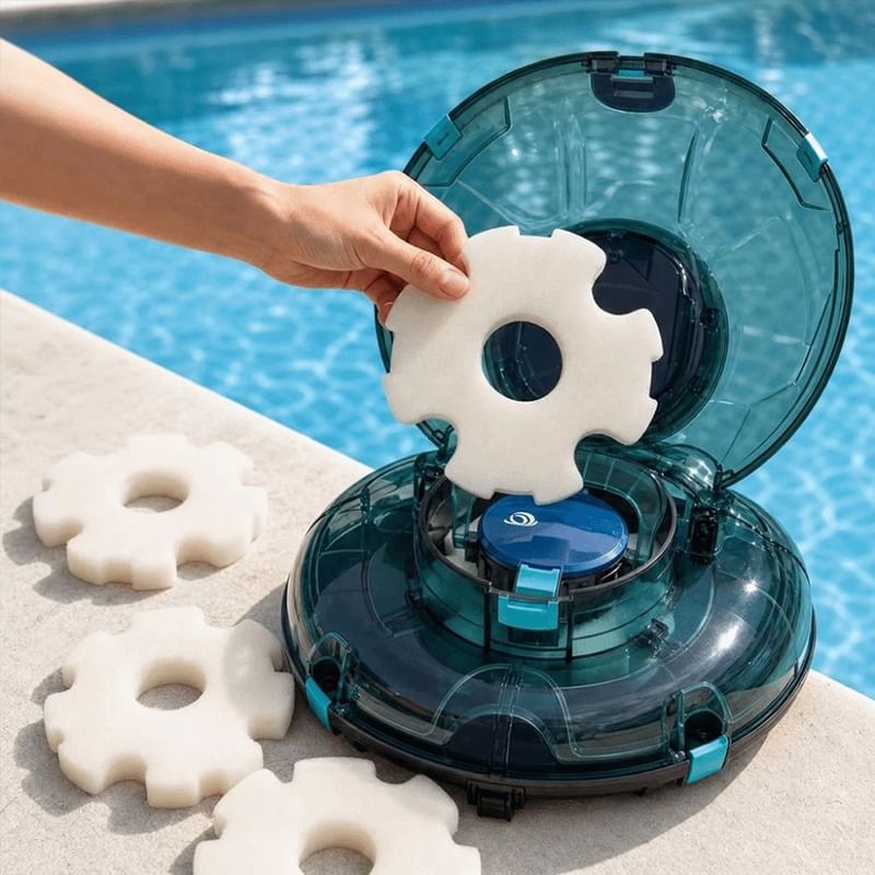 High-Absorption Pool Filter Media for Robotic Pool Cleaners.