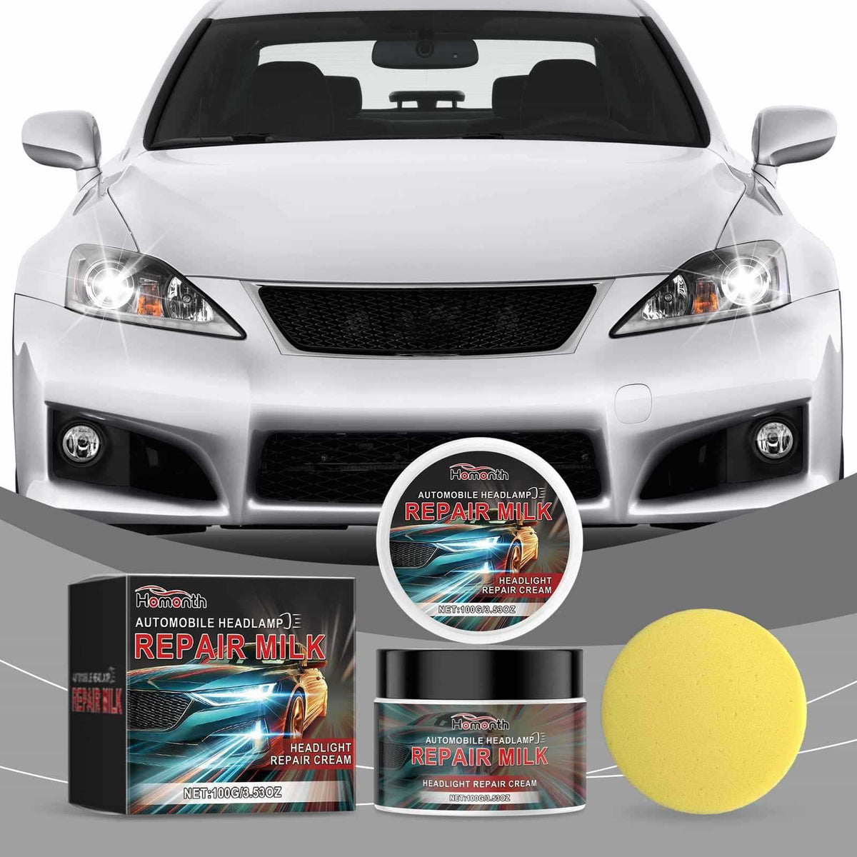 Car Headlight Restoration Kit.