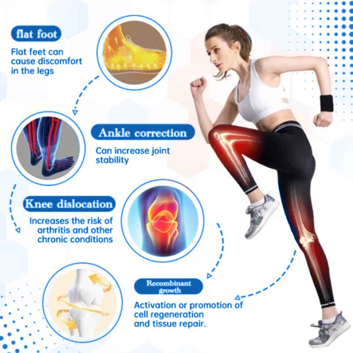 Arch Support Height-Boosting Insoles – Non-Slip & Breathable.