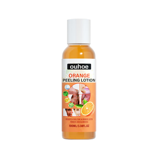 OUHOE Orange Peel Body Lotion, Exfoliation Lightening Dark Spots Brightening And Moisturizing Skin Treatment Lotion
