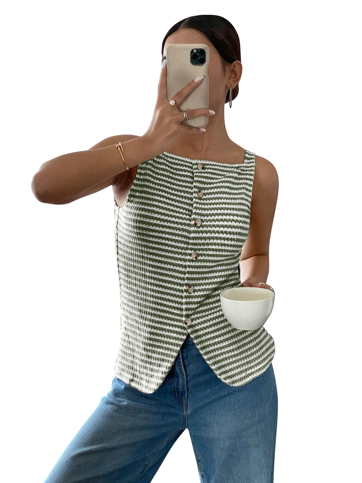 Women's Sleeveless Camisole Top.