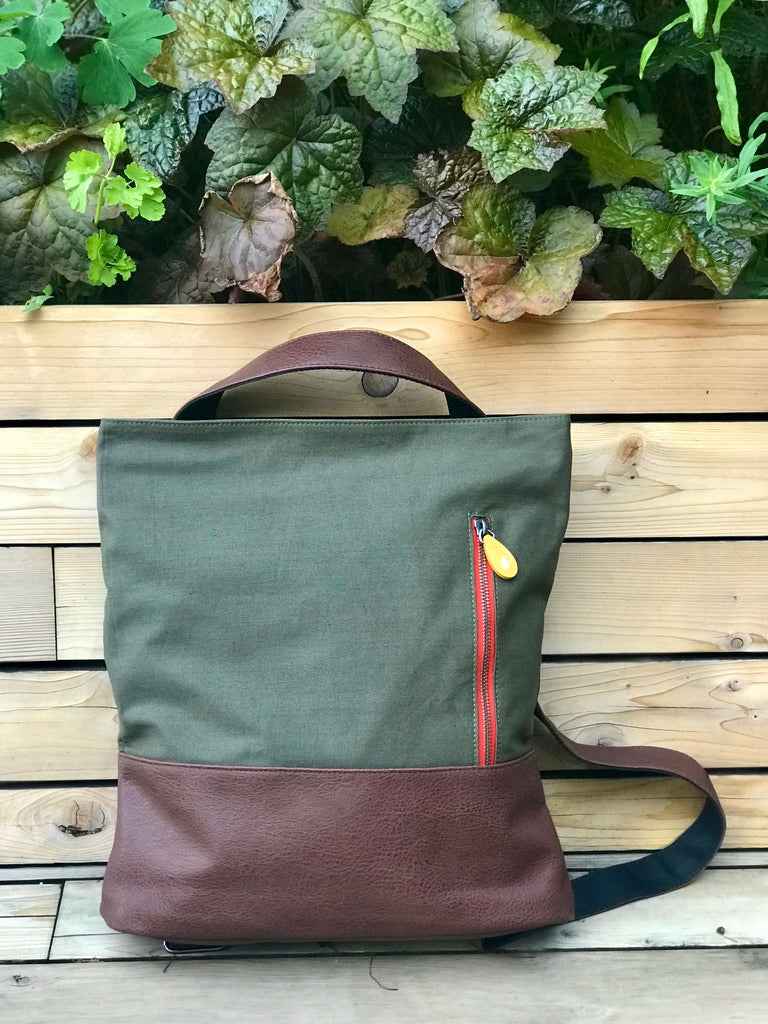 Rockaway Convertible Backpack Tote (3 Colors).