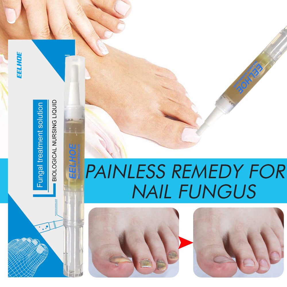 EELHOE Nail Care Solution Hand, Foot And Nail Care Clean Soft Nails Daily Gentle Moisturizing And Curing Polish Solution.