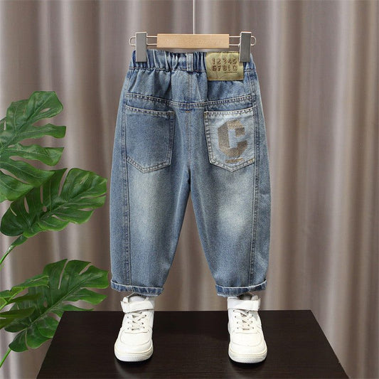Boys' Casual Denim Long Pants