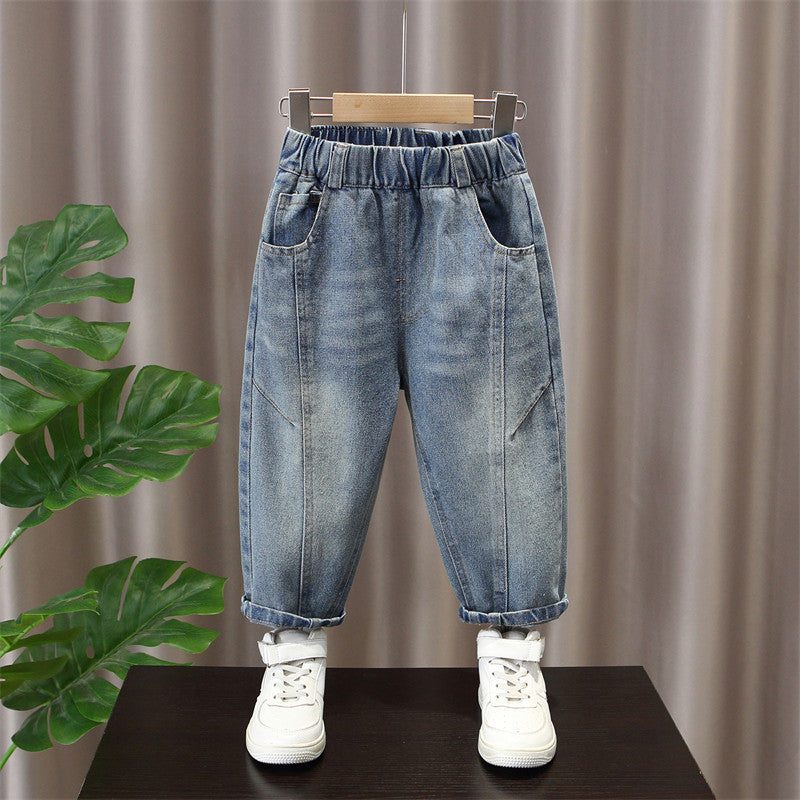 Boys' Casual Denim Long Pants