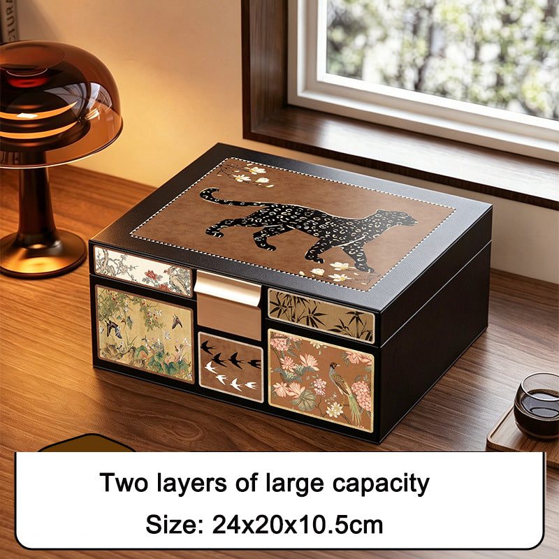 Antique style jewelry storage box