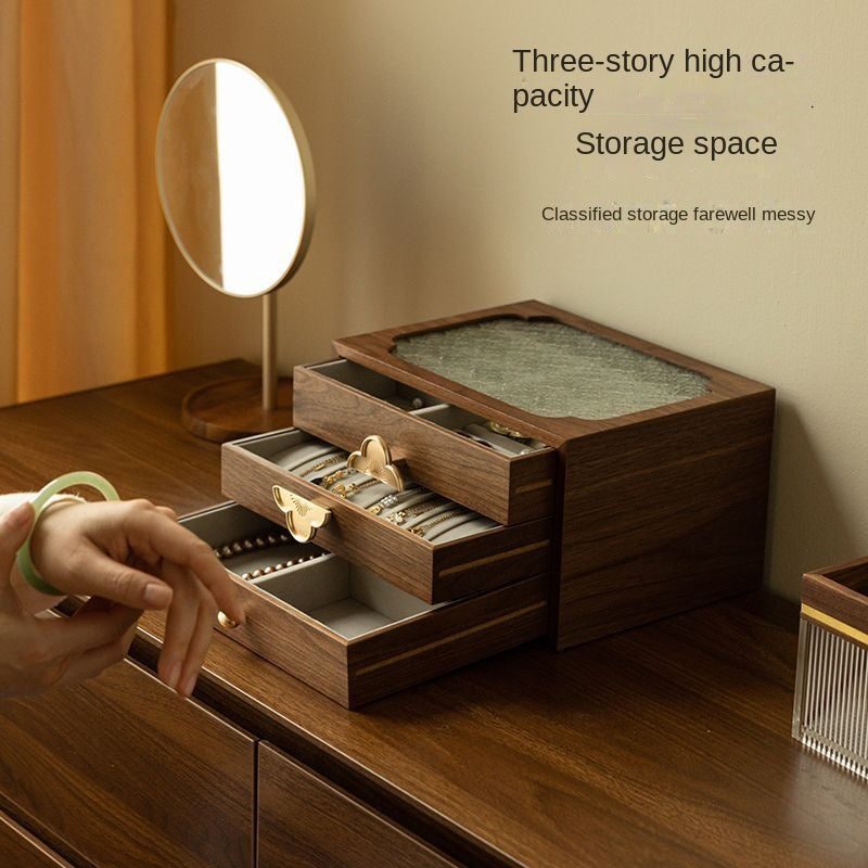Glass storage box