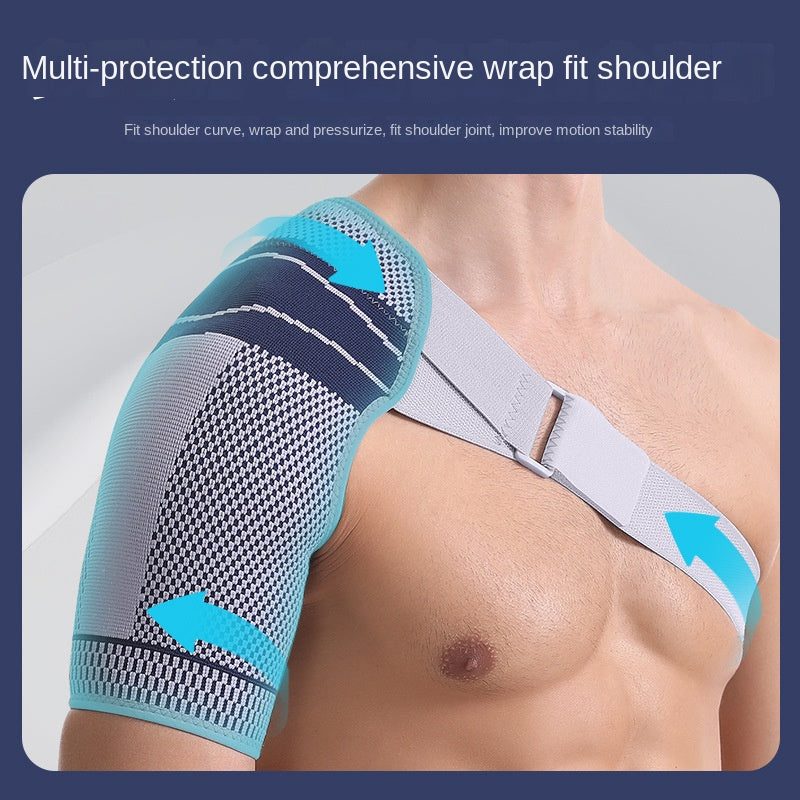 Sports shoulder protection basketball fitness adjustable shoulder protection strap fixed binding protective equipment