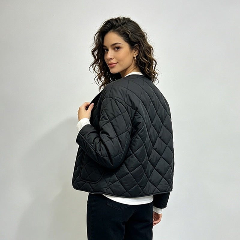 Women's Loose  Diamond Quilted Lightweight Padded Jacket