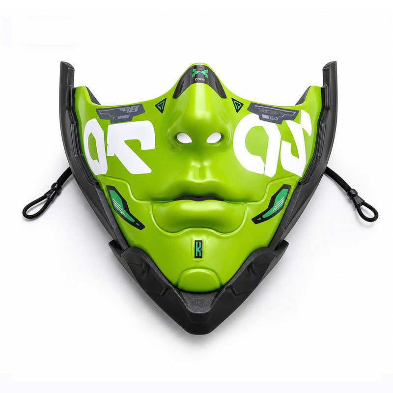 Cyberpunk Mechanical Face Mask – Futuristic Robot Style Sci-Fi Decorative Mask, Steampunk Costume Prop