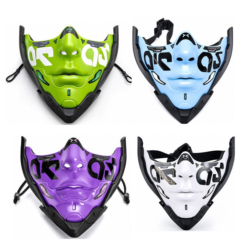 Cyberpunk Mechanical Face Mask – Futuristic Robot Style Sci-Fi Decorative Mask, Steampunk Costume Prop