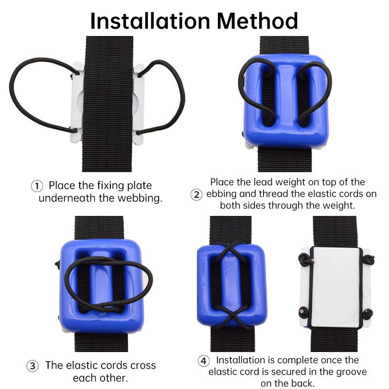 Diving Weight Retainer Plate – BCD Adjustable Mounting Board, Scuba Weight Base Plate, Diving BCD Accessories