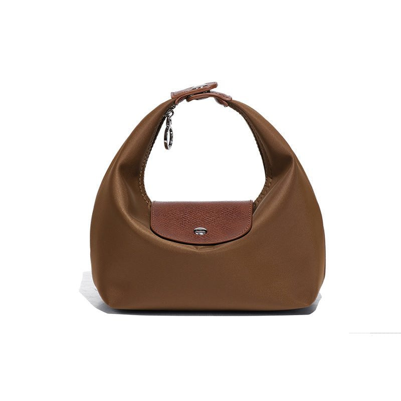 Premium Nylon Lunch Bag, Waterproof Insulated Lunch Box Tote, Handheld & Crossbody Dumpling Bag for Work, School, and Commuting