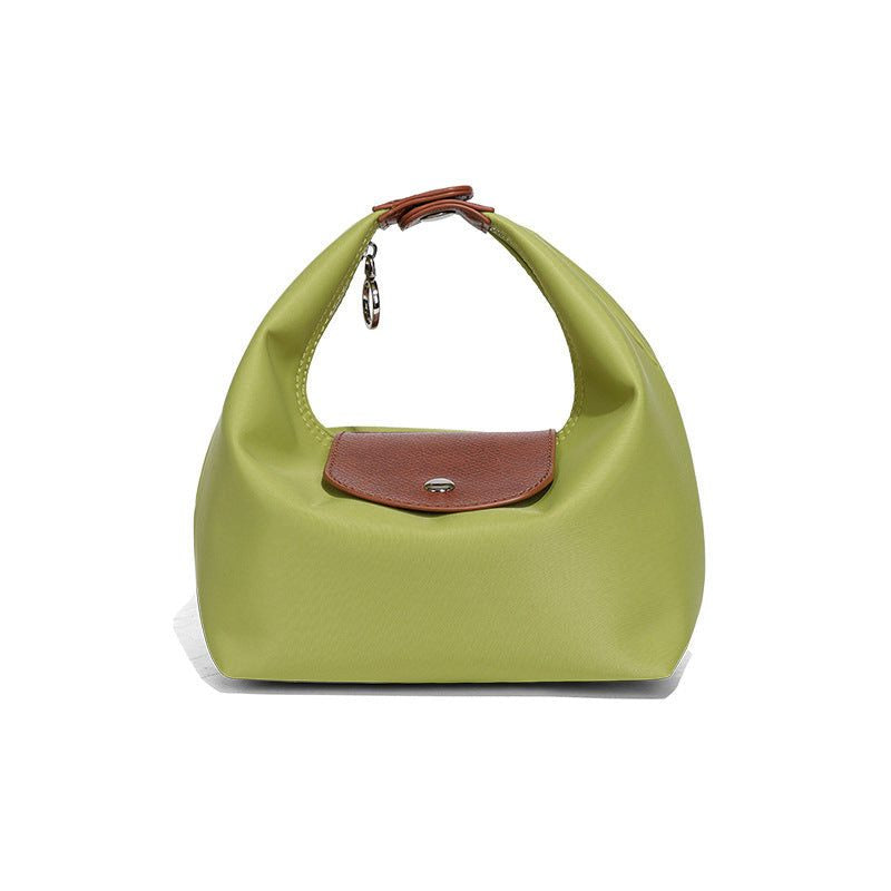 Premium Nylon Lunch Bag, Waterproof Insulated Lunch Box Tote, Handheld & Crossbody Dumpling Bag for Work, School, and Commuting