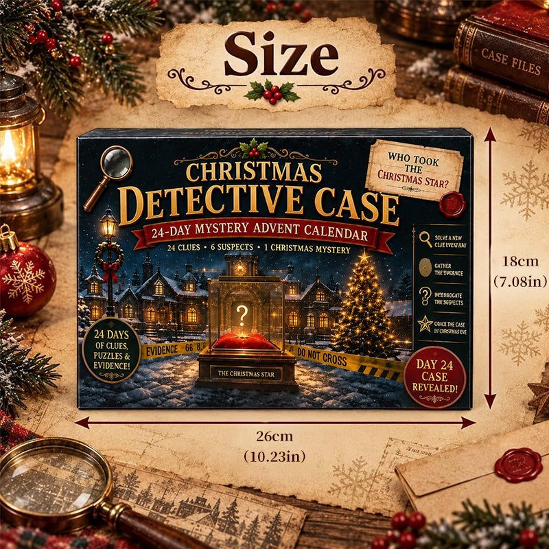 24-Day Mystery Adventure Advent Calendar – Christmas Puzzle Escape Room Game with 6 Themes, Daily Surprise Discovery