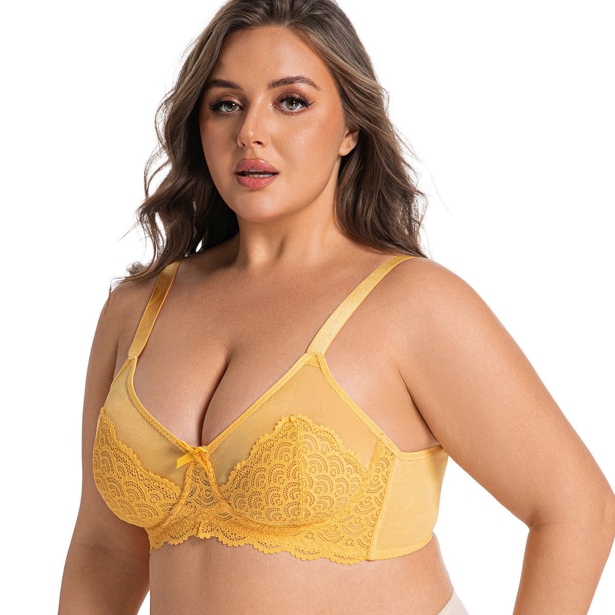 Floral lace mesh thin collection anti sagging underwear