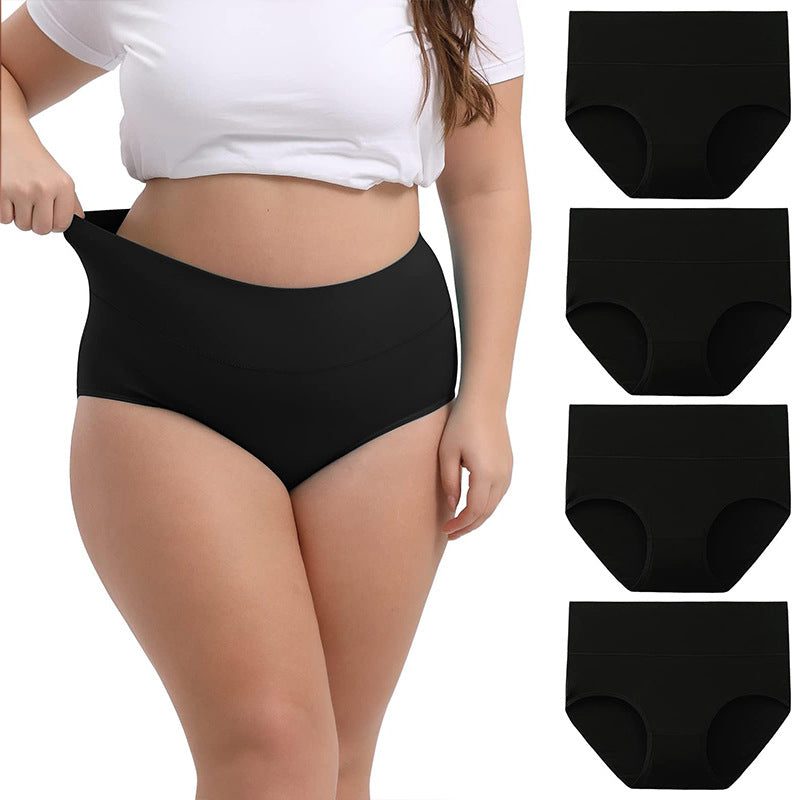 Cotton Underwear Women's Cotton Underwear High Waist Underwear Multi piece Set
