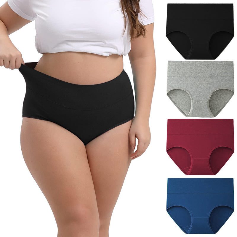 Cotton Underwear Women's Cotton Underwear High Waist Underwear Multi piece Set