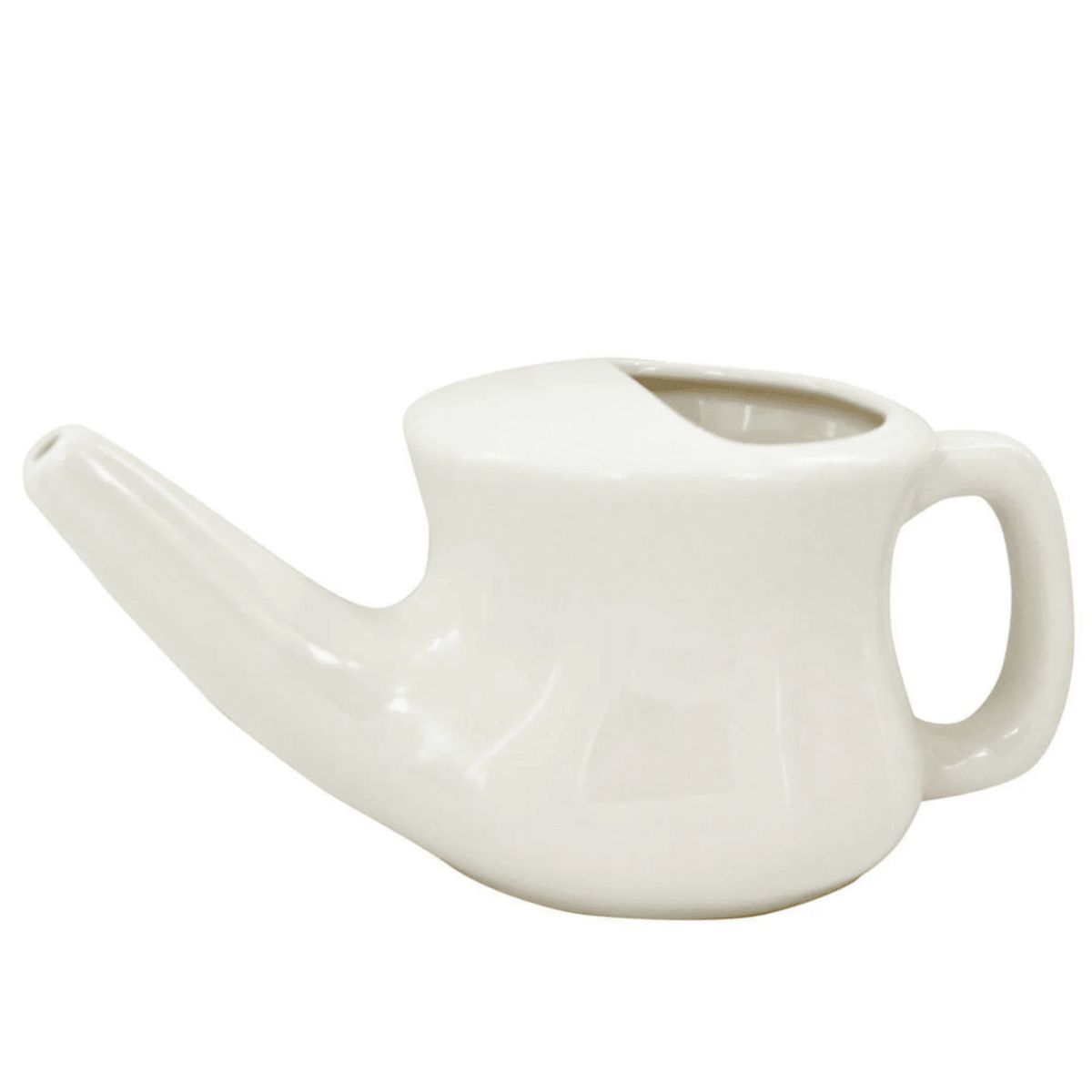 Ceramic Neti Pot | Ayurvedic Nasal Cleansing Tool for Sinus Health.