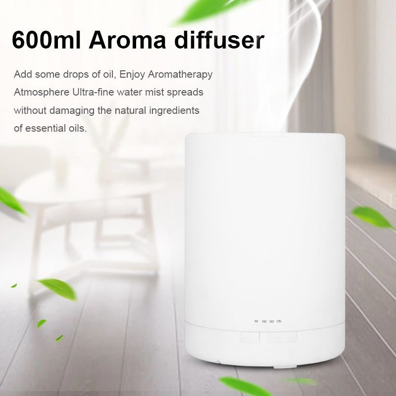 600ML Aromatherapy Humidifier Colorful Gradient Unprinted Humidifier Home