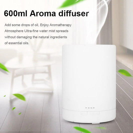 600ML Aromatherapy Humidifier Colorful Gradient Unprinted Humidifier Home
