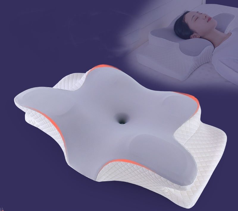 Ergonomic Cervical Memory Foam Pillow for Neck Pain.