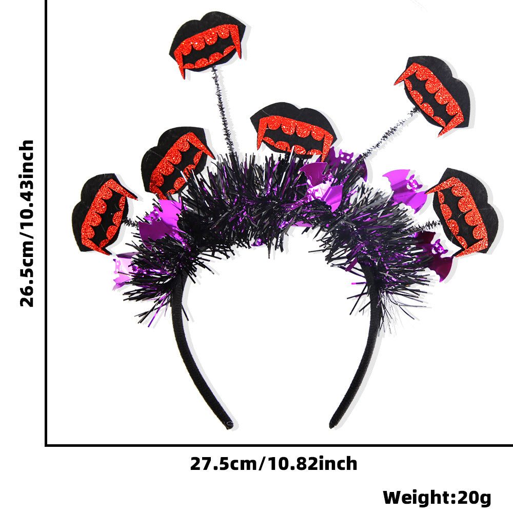 Halloween Costume Headbands – 8 Styles (Skulls, Spiders, Pumpkins & More).