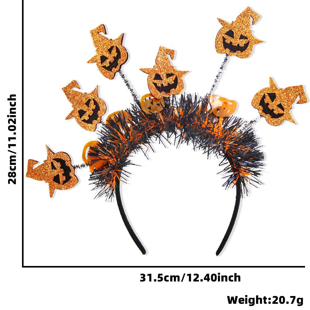 Halloween Costume Headbands – 8 Styles (Skulls, Spiders, Pumpkins & More).