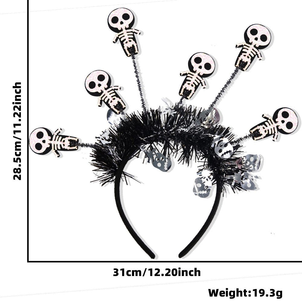 Halloween Costume Headbands – 8 Styles (Skulls, Spiders, Pumpkins & More).