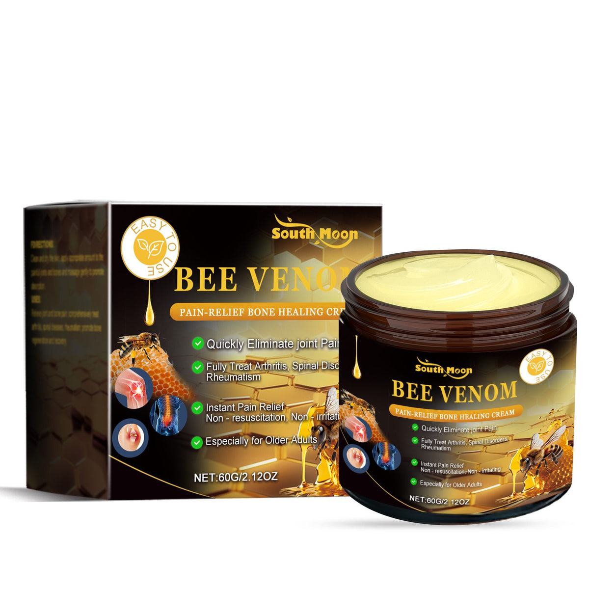 Bee Venom Joint Relief Cream – Knee & Wrist Support.