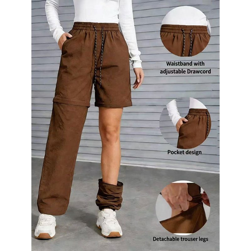 Women's Convertible Hiking Pants - Waterproof Quick-Dry Cargo Trousers with Zip-Off Legs for Camping, Fishing & Travel
