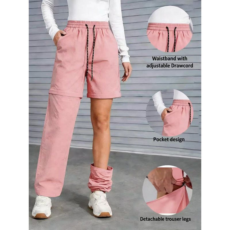 Women's Convertible Hiking Pants - Waterproof Quick-Dry Cargo Trousers with Zip-Off Legs for Camping, Fishing & Travel