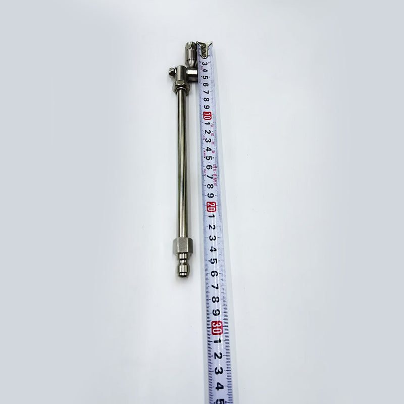 Stainless Steel Pressure Washer Extension Wand, Compatible with Standard High Pressure Washers, with Adjustable Rotating Nozzle
