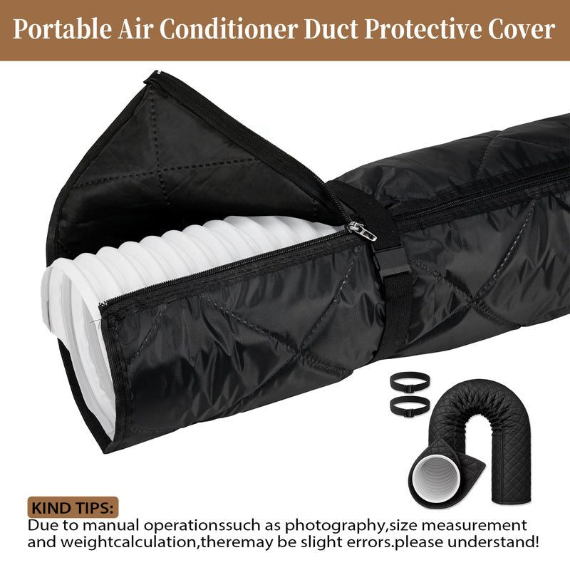 AC Hose Cover with Adjustable Buckle Straps, Thermal Insulation for Portable Air Conditioner