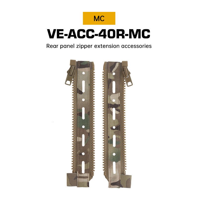 Ferro Style #10 Zipper MOLLE Panel – Tactical Rear Extension for FCPC Plate Carrier