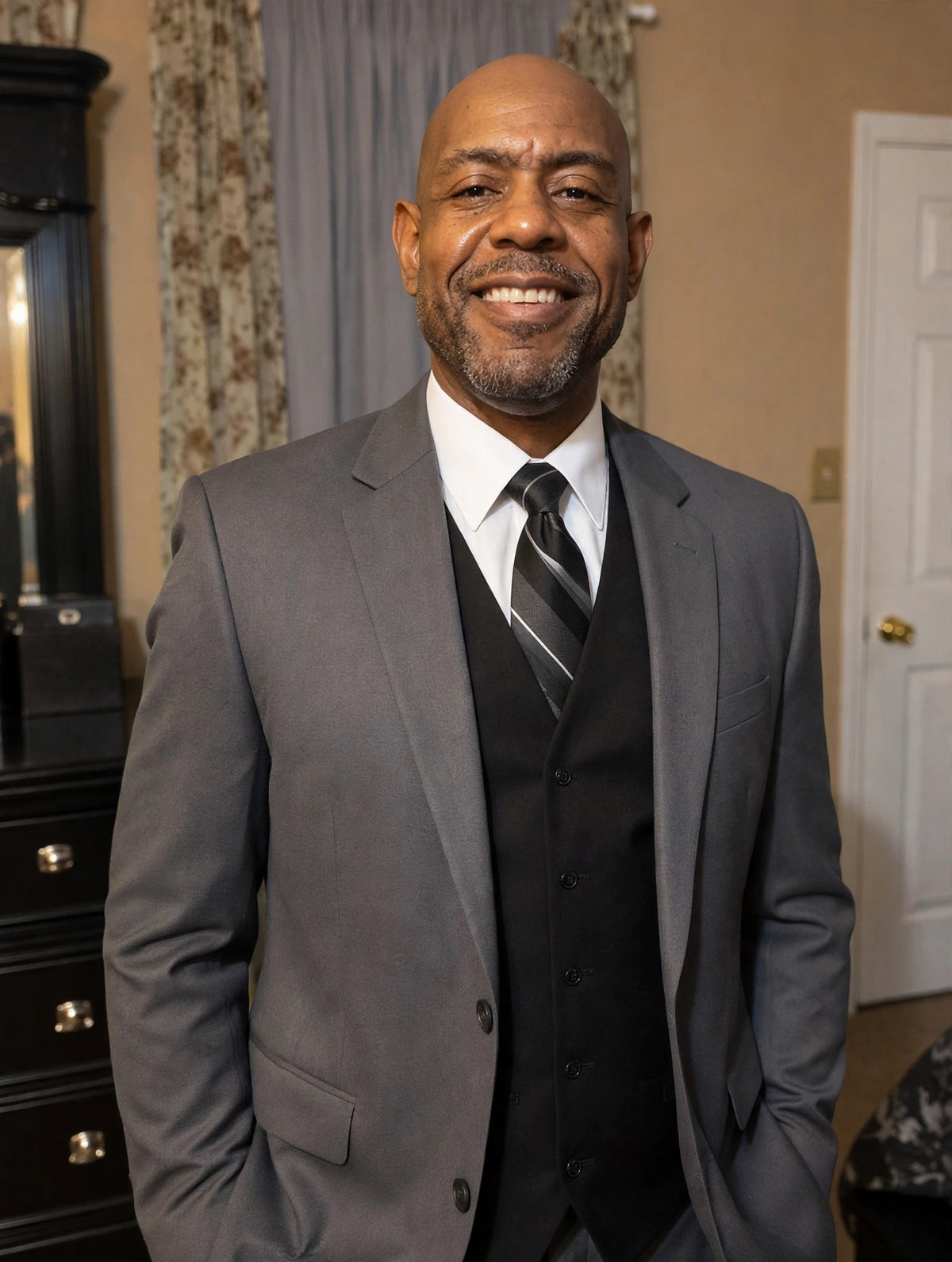 Vinny Williams, founder of Vinny's Wholesales, smiling